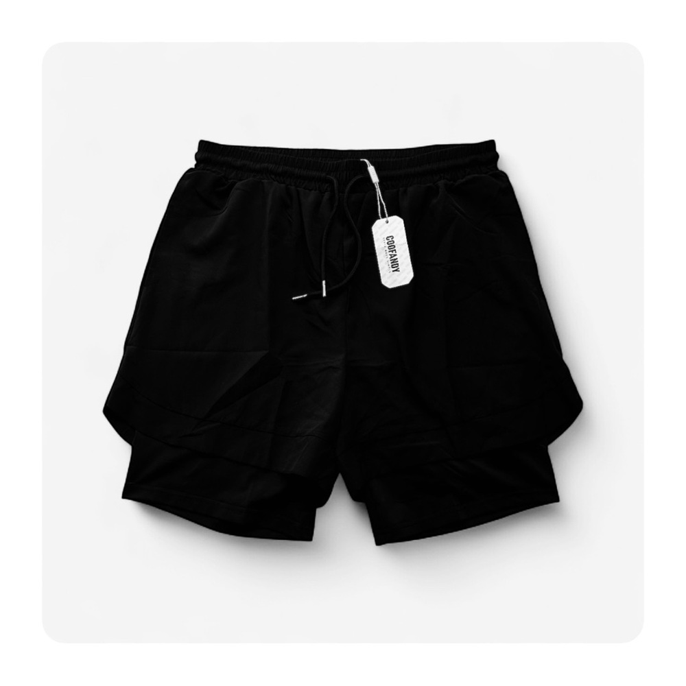 ★ NWT Coofandy Athletic Shorts - Black ★
